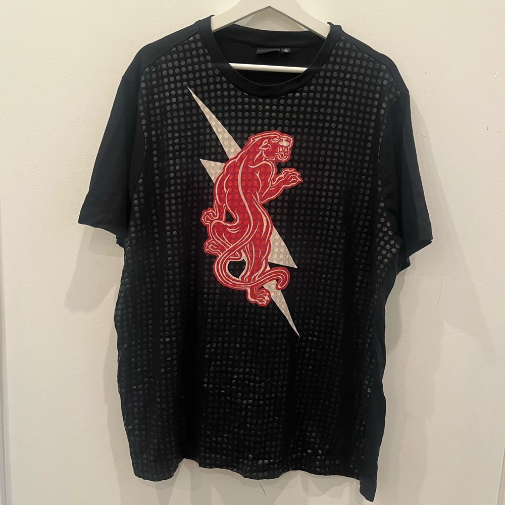 Sean John lightning panther T-Shirt XL crew neck y2k